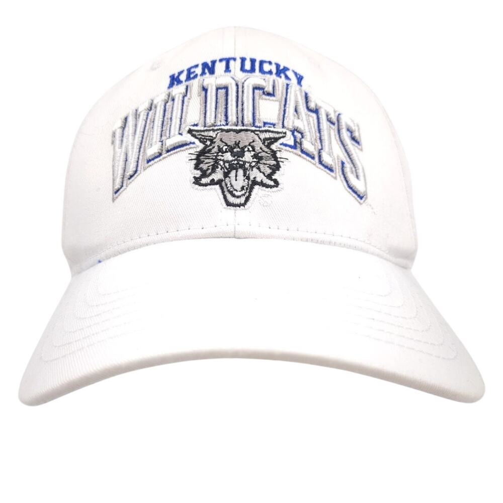 Kentucky Wildcats Captivating Baseball Cap Snapback Adjustable White Blue NCAA
